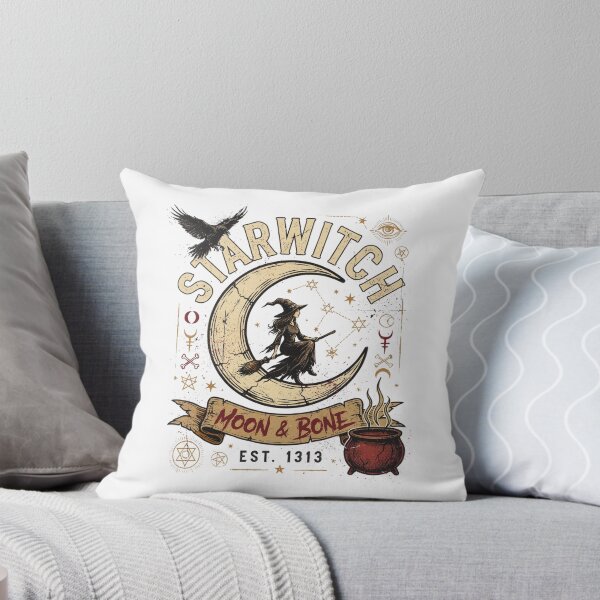 Item preview, Starwitch Halloween Design – Constellation Witch on Broomstick Graphic Tee v1 designed and sold by DarylWelsh2024.
