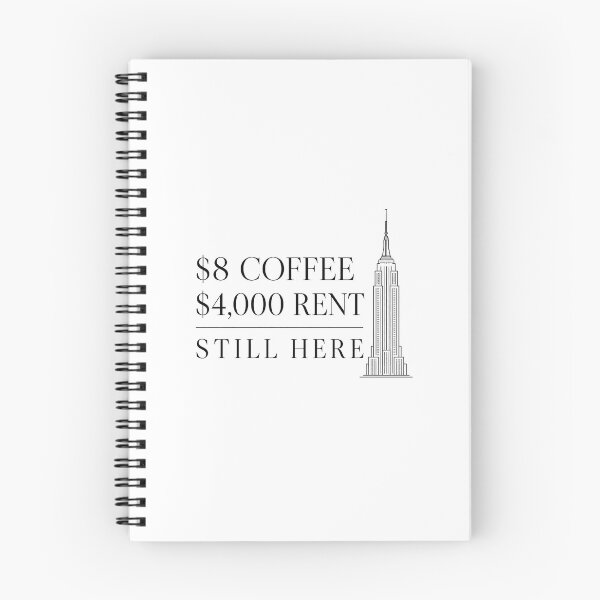 Item preview, NYC Coffee Rent Still Here designed and sold by Wayward Thought Studio.