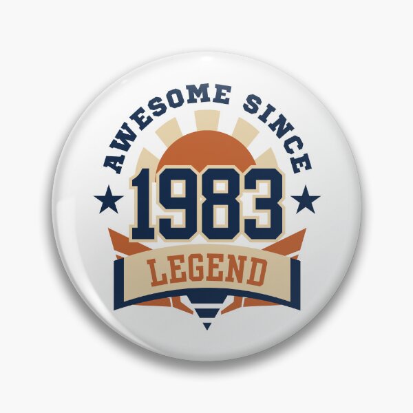 Item preview, Awesome Since 1983 Legend Retro Vintage Birthday designed and sold by HYPNK.