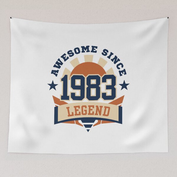 Item preview, Awesome Since 1983 Legend Retro Vintage Birthday designed and sold by HYPNK.