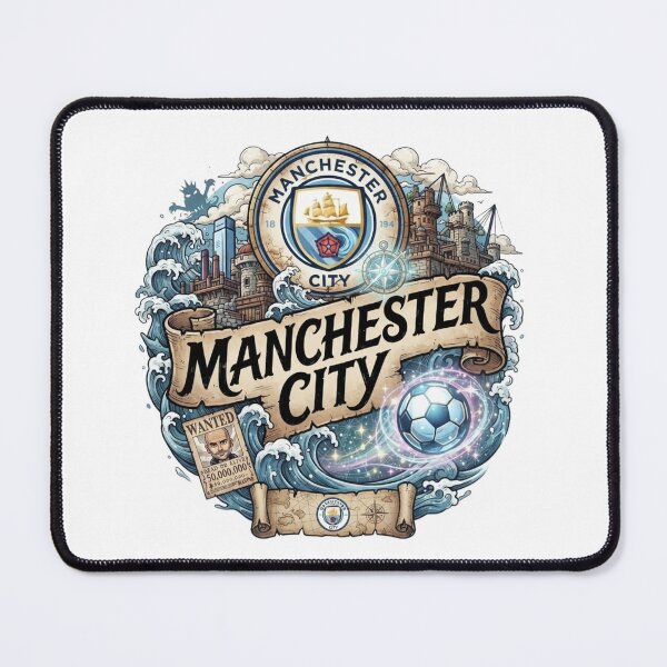 Item preview, Vintage Manchester City Nautical Football Crest Art designed and sold by annaarthk.