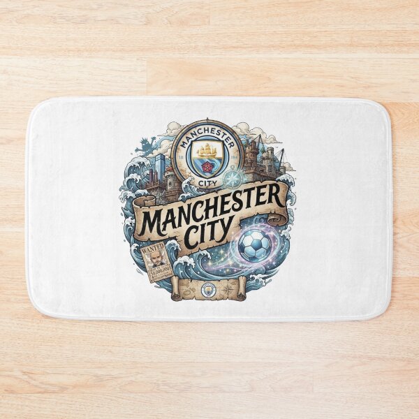 Item preview, Vintage Manchester City Nautical Football Crest Art designed and sold by annaarthk.