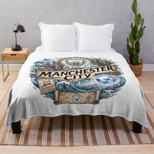 Item preview, Vintage Manchester City Nautical Football Crest Art designed and sold by annaarthk.