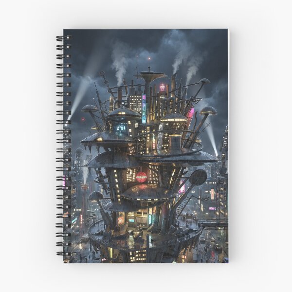 Item preview, Futuristic city Landscape designed and sold by Jonsmartdesigns.