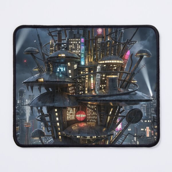 Item preview, Futuristic city Landscape designed and sold by Jonsmartdesigns.