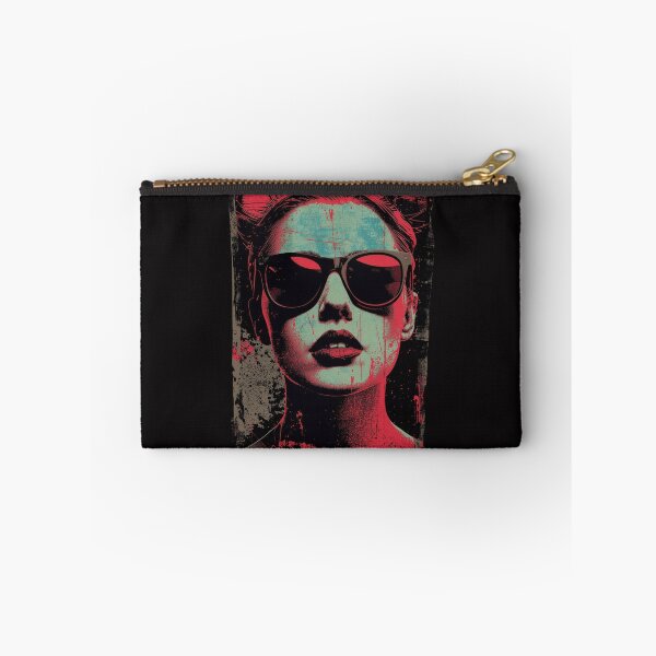 Item preview, Edgy Pop Art Sunglasses - Punk Grunge Streetwear Girl designed and sold by ERODED SELF.