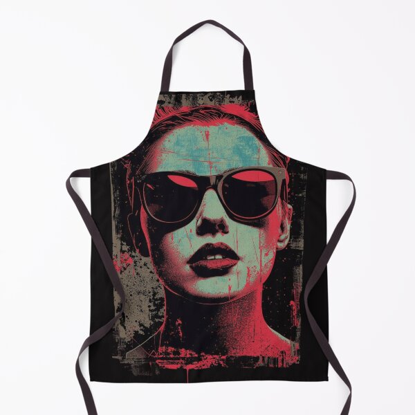 Item preview, Edgy Pop Art Sunglasses - Punk Grunge Streetwear Girl designed and sold by ERODED SELF.
