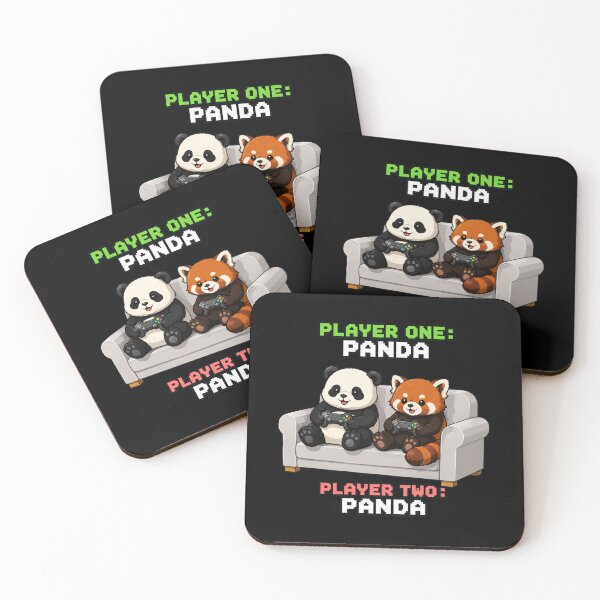 Item preview, Player one: Panda Player Two: Panda designed and sold by Konvero.