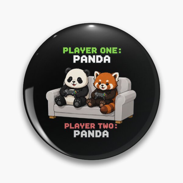 Item preview, Player one: Panda Player Two: Panda designed and sold by Konvero.