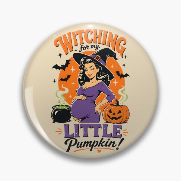 Item preview, Witching for my little pumpkin - Halloween for pregnant women designed and sold by ParadoxParadox.