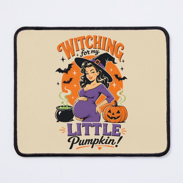 Item preview, Witching for my little pumpkin - Halloween for pregnant women designed and sold by ParadoxParadox.