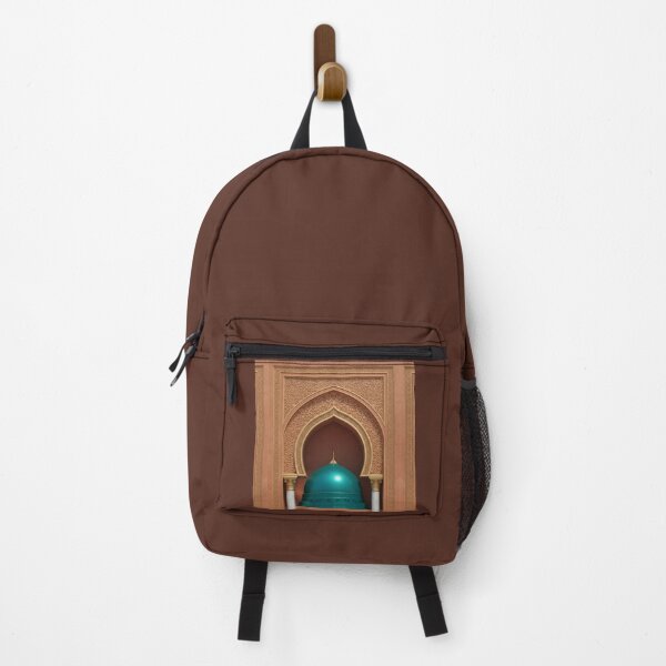 Item preview, Desert Oasis Archway: Vibrant Teal Dome & Terracotta Islamic Art designed and sold by D-Islamic.