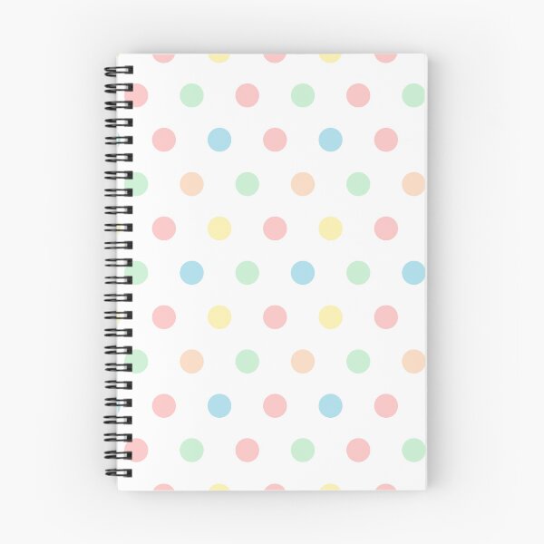 Item preview, Cute Pastel Multicolor Polka Dot Seamless Pattern on Black Background designed and sold by MathuraPresent.
