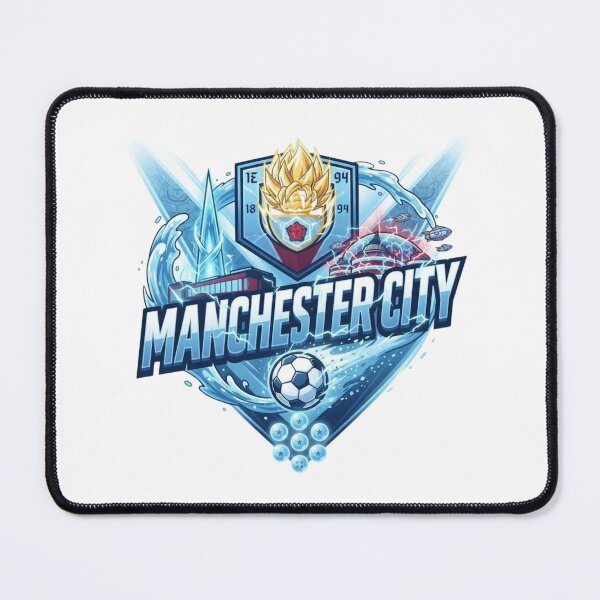 Item preview, Super Saiyan Soccer Power Manchester City Crest designed and sold by annaarthk.