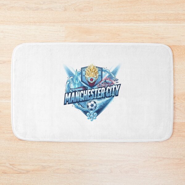 Item preview, Super Saiyan Soccer Power Manchester City Crest designed and sold by annaarthk.