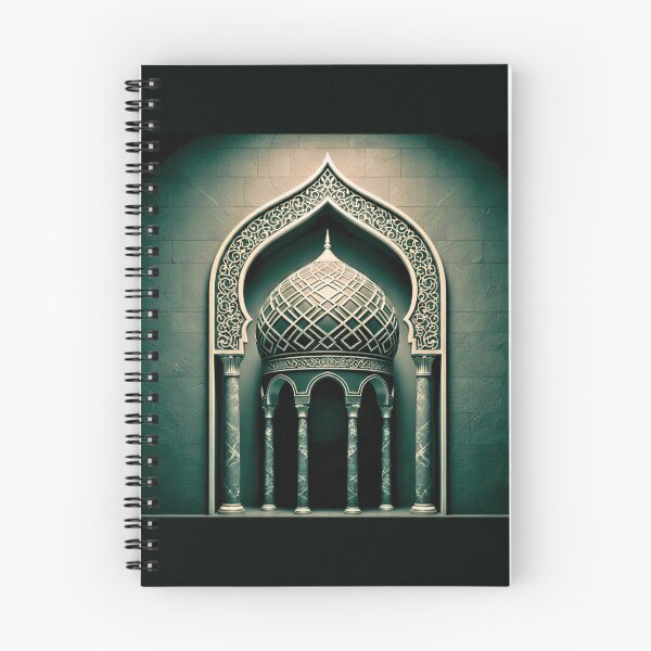 Item preview, Jewel Tone Islamic Dome: Modern 3D Architectural Neon Illustration (V.1) designed and sold by D-Islamic.