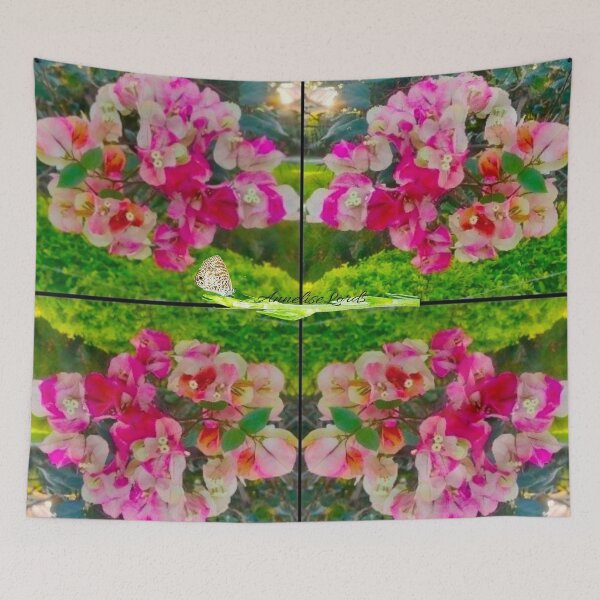 Item preview, Abstract Purple & White Flower Art designed and sold by Unlimited Imagination .