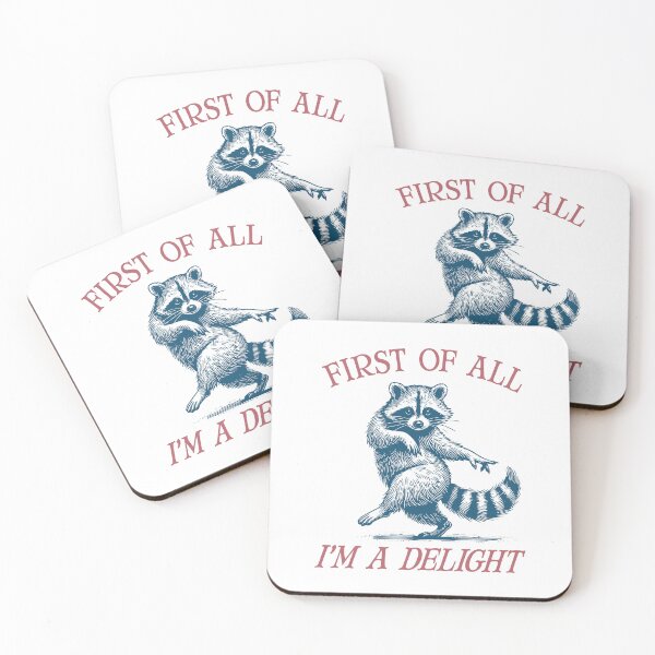 Item preview, First Of All I'm A Delight designed and sold by Good Vibe Quotes.