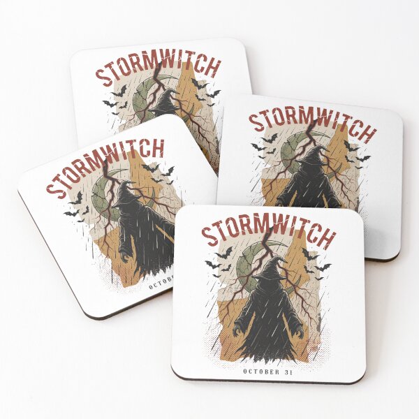 Item preview, Stormwitch Halloween Design – Lightning & Hooded Witch Graphic Tee v1 designed and sold by DarylWelsh2024.