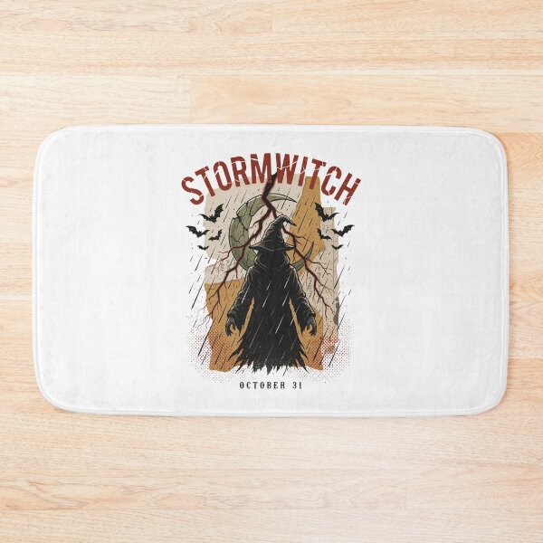 Item preview, Stormwitch Halloween Design – Lightning & Hooded Witch Graphic Tee v1 designed and sold by DarylWelsh2024.