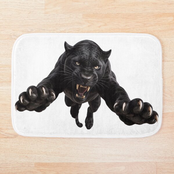 Item preview, Black Panther Jungle Predator Illustration designed and sold by puzzell.