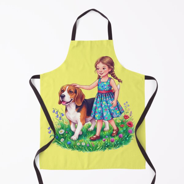 Item preview, The girl and the dog designed and sold by PP&RAINBOW SHOP.