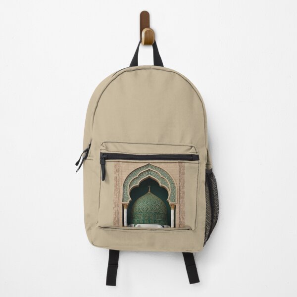 Item preview, Emerald Islamic Arch & Golden Geometric Dome Art (V.1) designed and sold by D-Islamic.