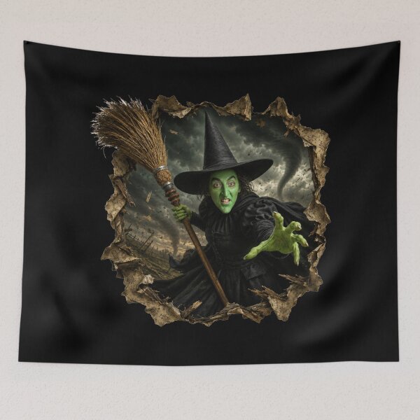 Item preview, Wicked Witch of the West – Tornado Portal | Fantasy Peekaboo Series designed and sold by MaulCabral Designs.