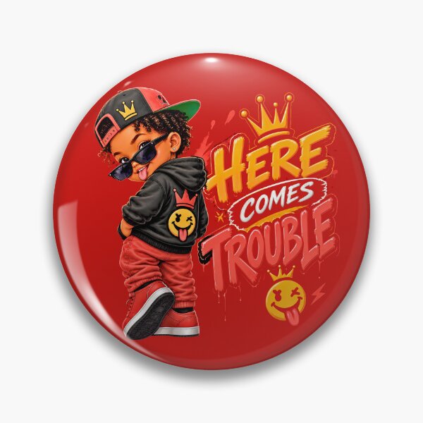 Item preview, Here Comes Trouble | Urban Swag & Streetwear Graffiti designed and sold by digitalbob60.