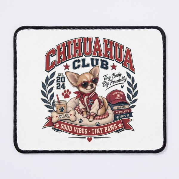 Item preview, Chihuahua Club – Collegiate Varsity Chihuahua T-Shirt designed and sold by AnteesocialTees.