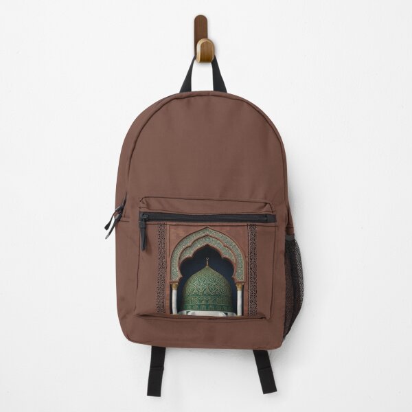 Item preview, Emerald Islamic Arch & Golden Geometric Dome Art (V.2) designed and sold by D-Islamic.