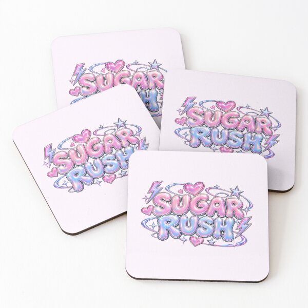 Item preview, Sugar Rush Pearlescent Chrome Bubble Text designed and sold by Inkworksbyshery.