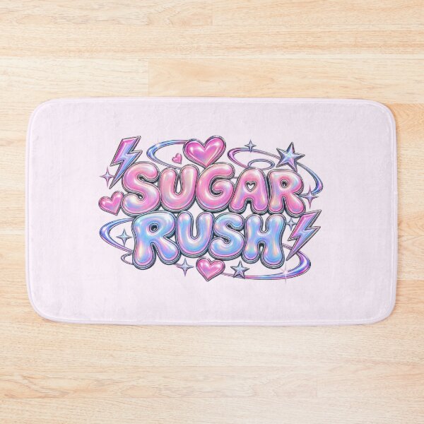 Item preview, Sugar Rush Pearlescent Chrome Bubble Text designed and sold by Inkworksbyshery.