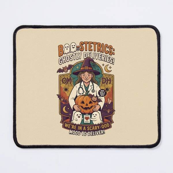 Item preview, Ghostly delieveries - Halloween for pregnant women and nurse-midwives designed and sold by ParadoxParadox.