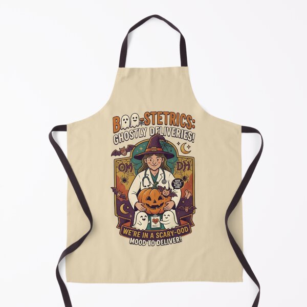 Item preview, Ghostly delieveries - Halloween for pregnant women and nurse-midwives designed and sold by ParadoxParadox.