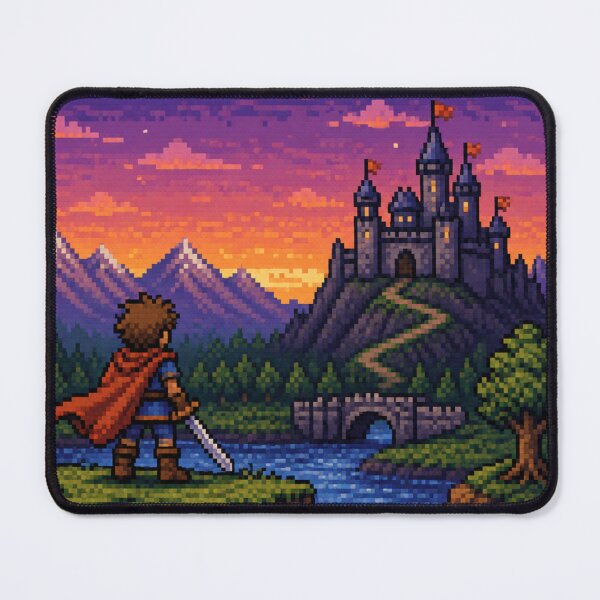Item preview, Retro Game Fantasy Kingdom designed and sold by ARDELVEX STUDIO.