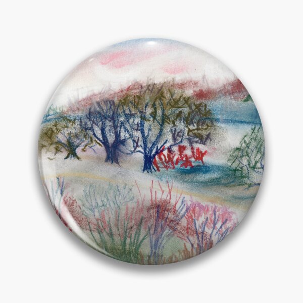 Item preview, Oak Tree Valley Morning Mist designed and sold by Dina's Fine Arts.