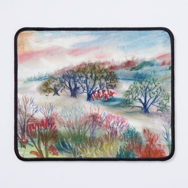 Item preview, Oak Tree Valley Morning Mist designed and sold by Dina's Fine Arts.