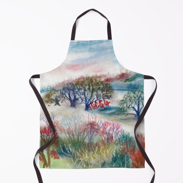 Item preview, Oak Tree Valley Morning Mist designed and sold by Dina's Fine Arts.