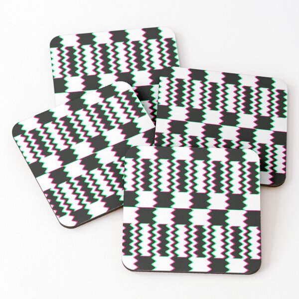 Item preview, Glitched Wavy Checkerboard Pattern designed and sold by OddBloomPNG.
