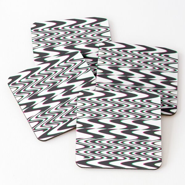 Item preview, Static Glitch Ripple Pattern designed and sold by OddBloomPNG.