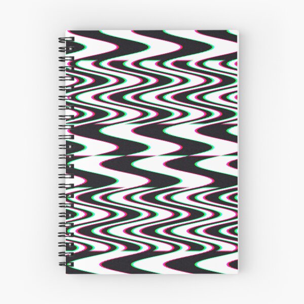 Item preview, Static Glitch Ripple Pattern designed and sold by OddBloomPNG.