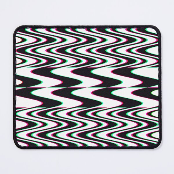 Item preview, Static Glitch Ripple Pattern designed and sold by OddBloomPNG.