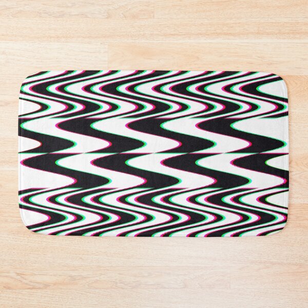 Item preview, Static Glitch Ripple Pattern designed and sold by OddBloomPNG.