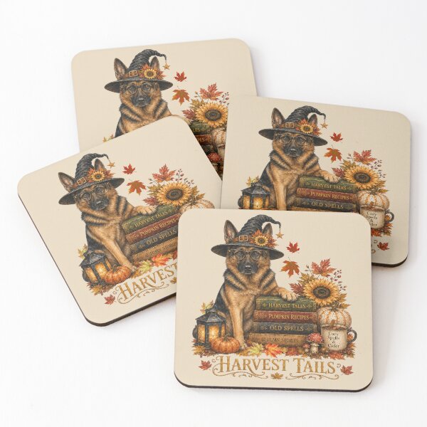 Item preview, German Shepherd Doh Fall Witch Harvest Tails Autumn designed and sold by Cute & Sassy Custom Gifting Boutiques.