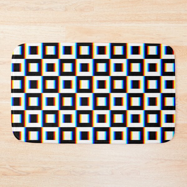 Item preview, Black & White Glitch Checkerboard designed and sold by OddBloomPNG.