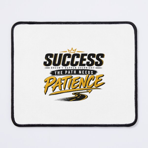 Item preview, Success Takes Patience Motivational Quote designed and sold by rahimzral.