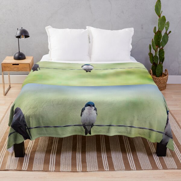 Item preview, Tree Swallows on a Wire designed and sold by CarolM.