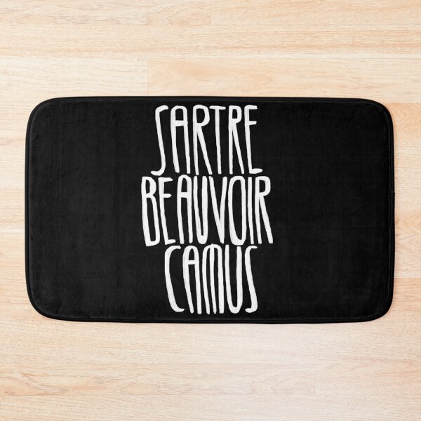 Item preview, French writers, Sartre, de Beauvoir, Camus designed and sold by badlydrawnbabe.