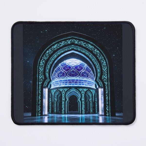 Item preview, Celestial Blue Islamic Dome with Glowing Archway designed and sold by D-Islamic.